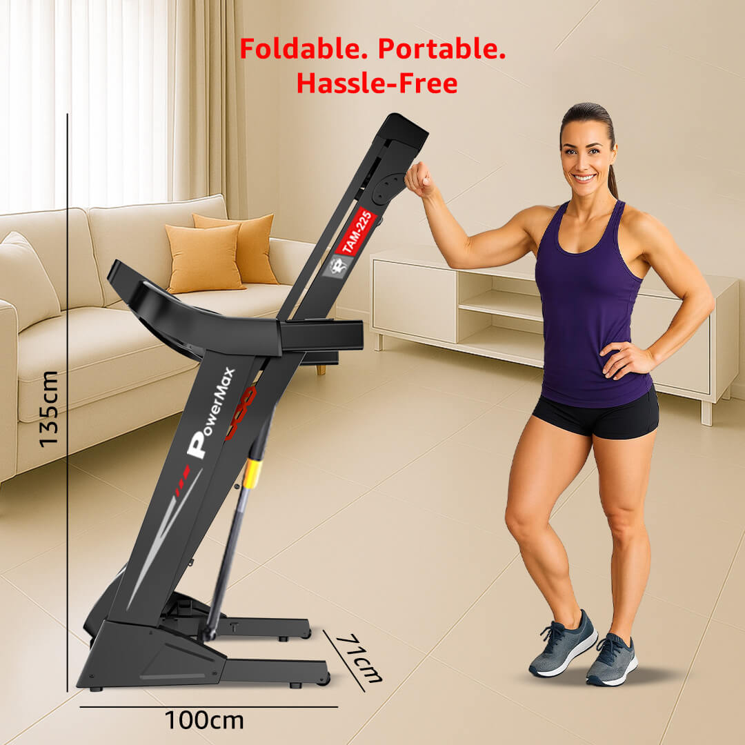 TAM-225 Motorized Treadmill with Pulse sensors