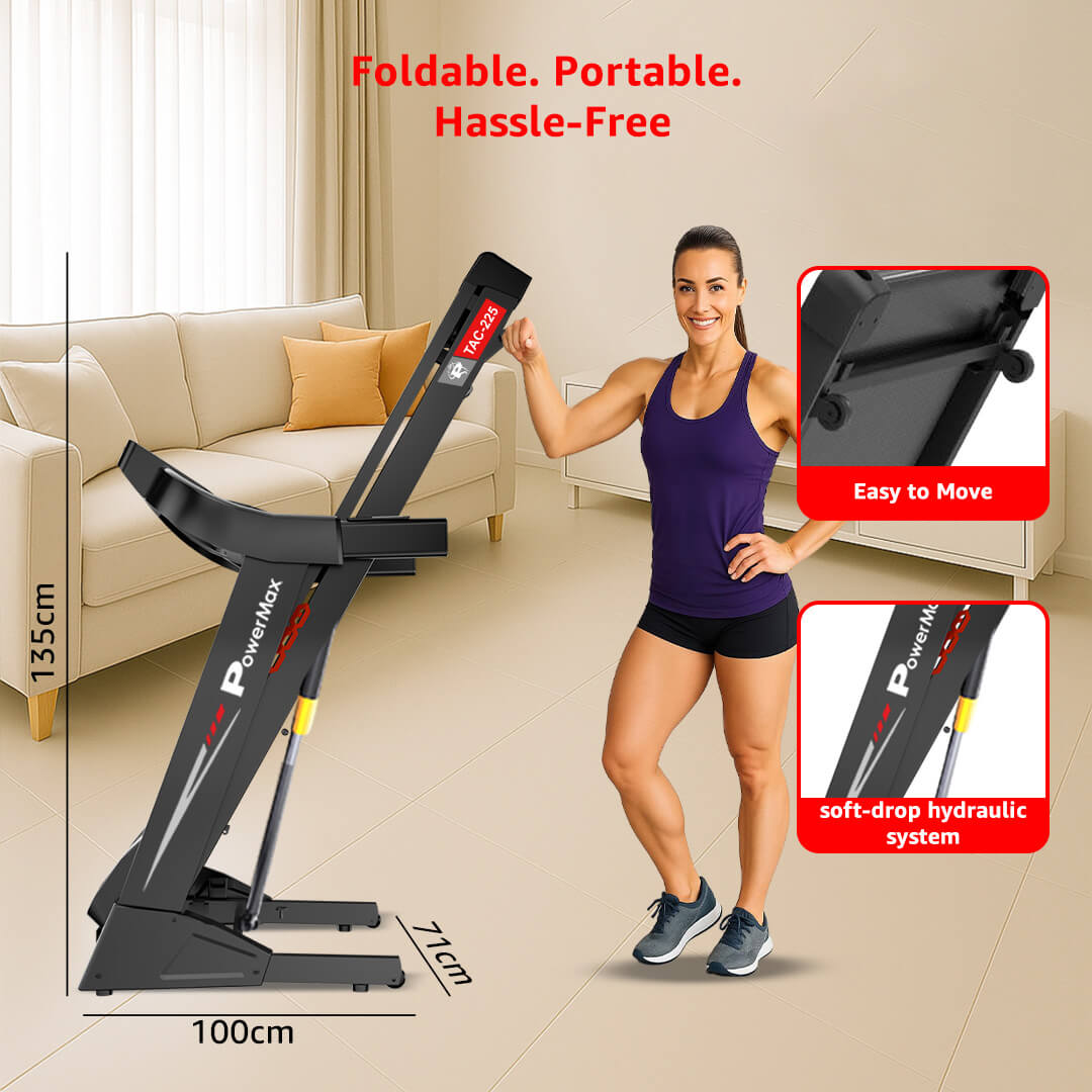 TAC-225 Motorized Treadmill with Auto Incline