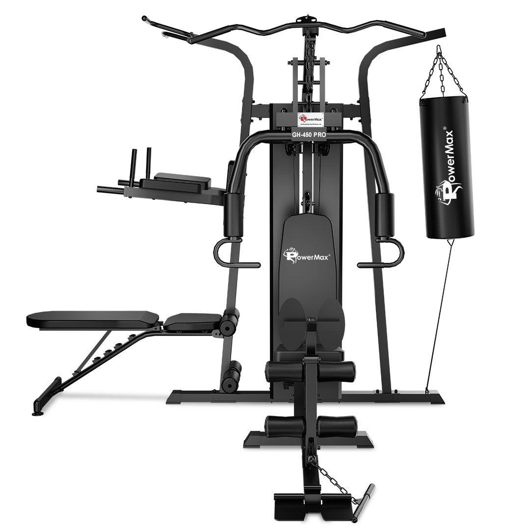 GH-450PRO Multi Gym with Punching Bag & Adjustable Bench