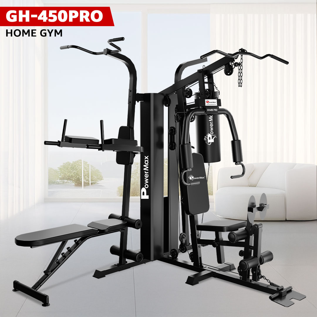 GH-450PRO Multi Gym with Punching Bag & Adjustable Bench