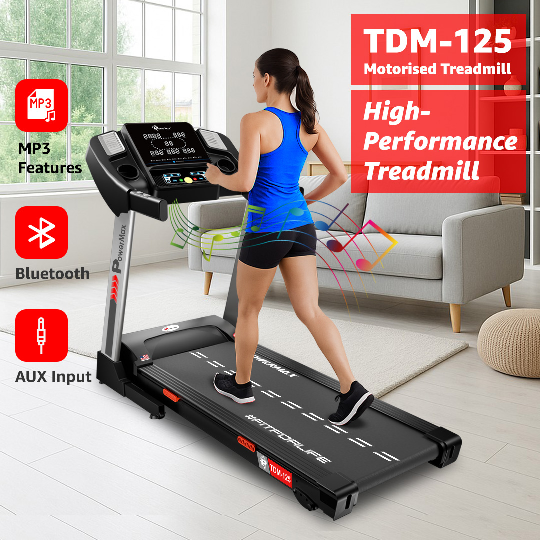 TDM-125 Motorized Treadmill with MP3 and Bluetooth
