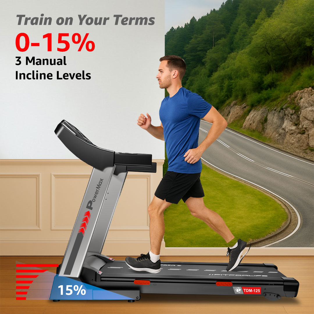 TDM-125 Motorized Treadmill with MP3 and Bluetooth