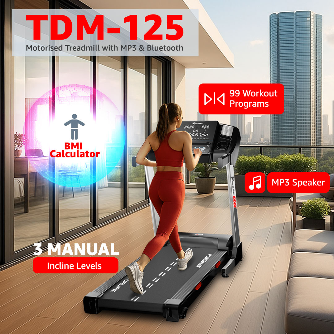 TDM-125 Motorized Treadmill with MP3 and Bluetooth
