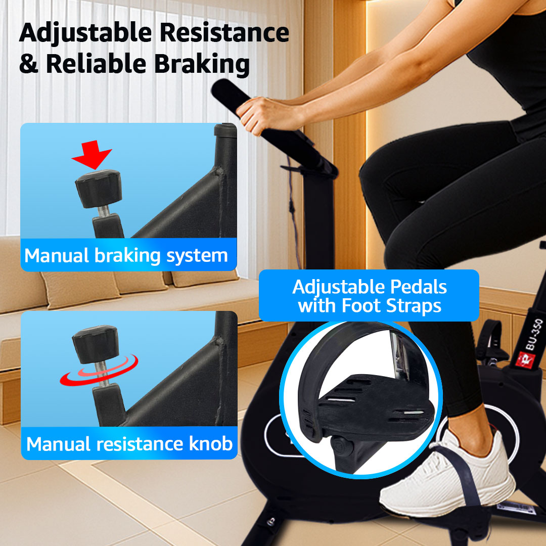 BU-350 Upright Bike for Home Use