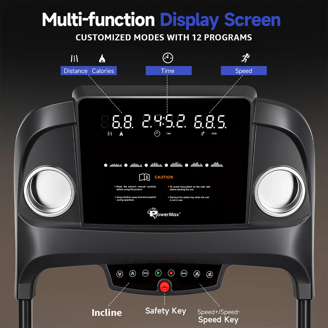TDA-96 Motorized Treadmill with Bluetooth App for Android & iOS