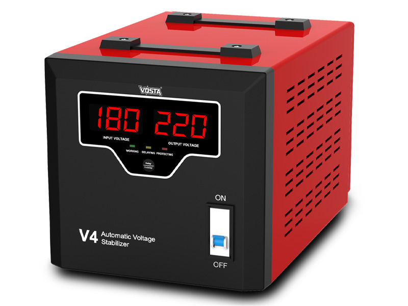 Vosta <b>V4</b> Digital Stabilizer - Input: 180~270 VAC & Output: 220 VAC (±9%)