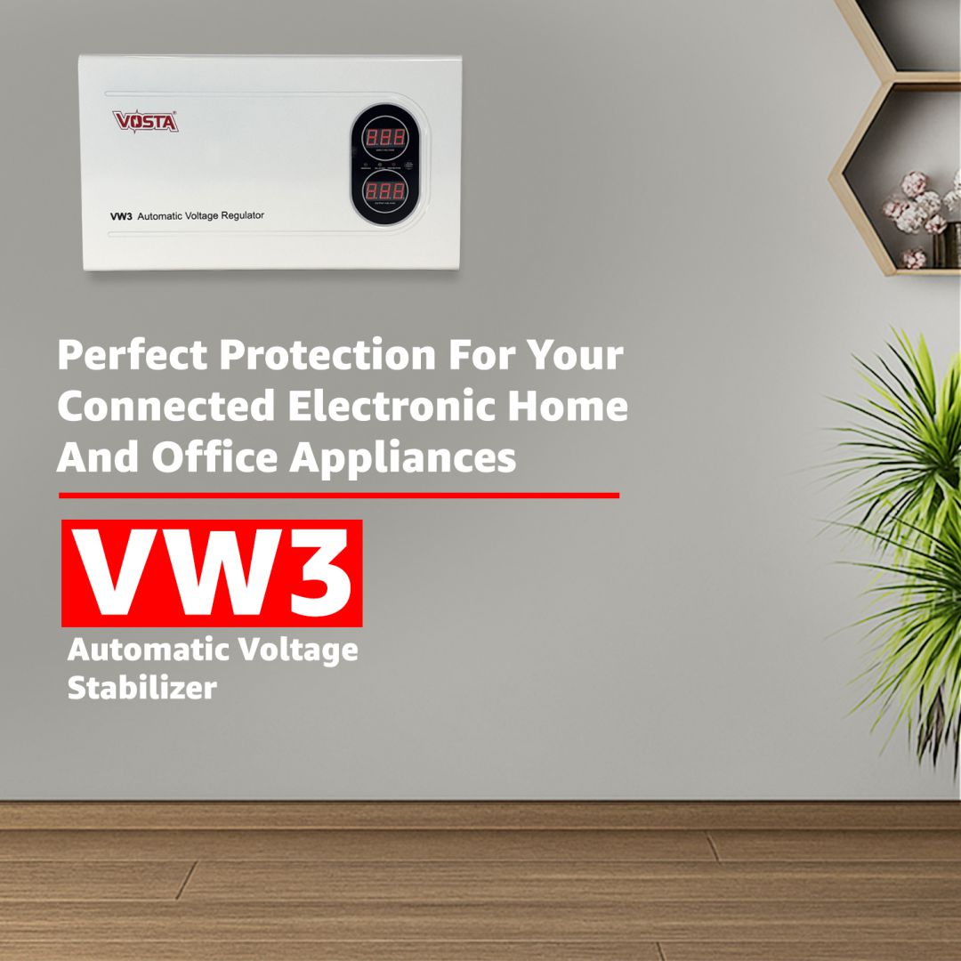 Vosta VW3 3KVA Digital Voltage Stabilizers