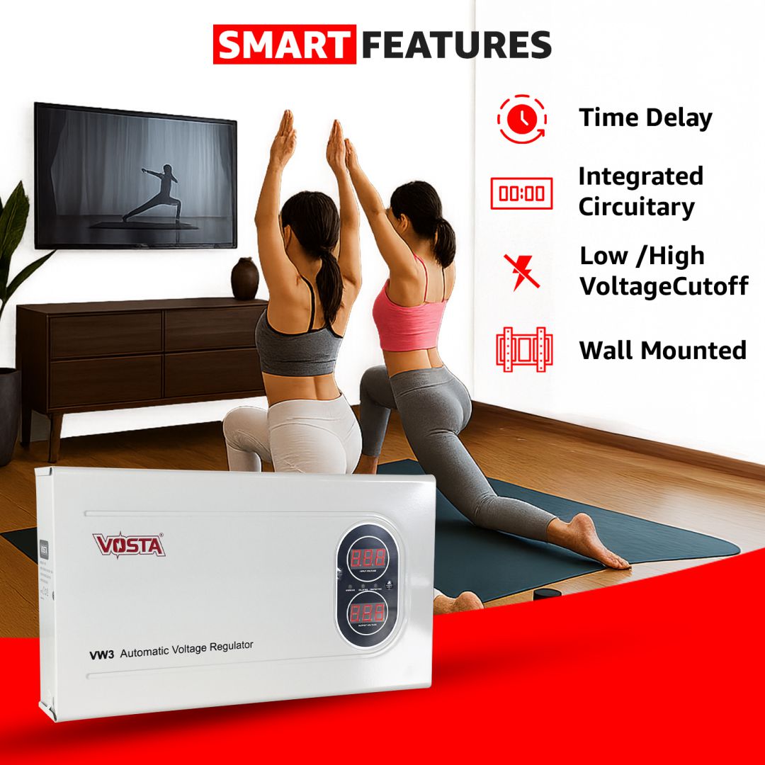 Vosta VW3 3KVA Digital Voltage Stabilizers