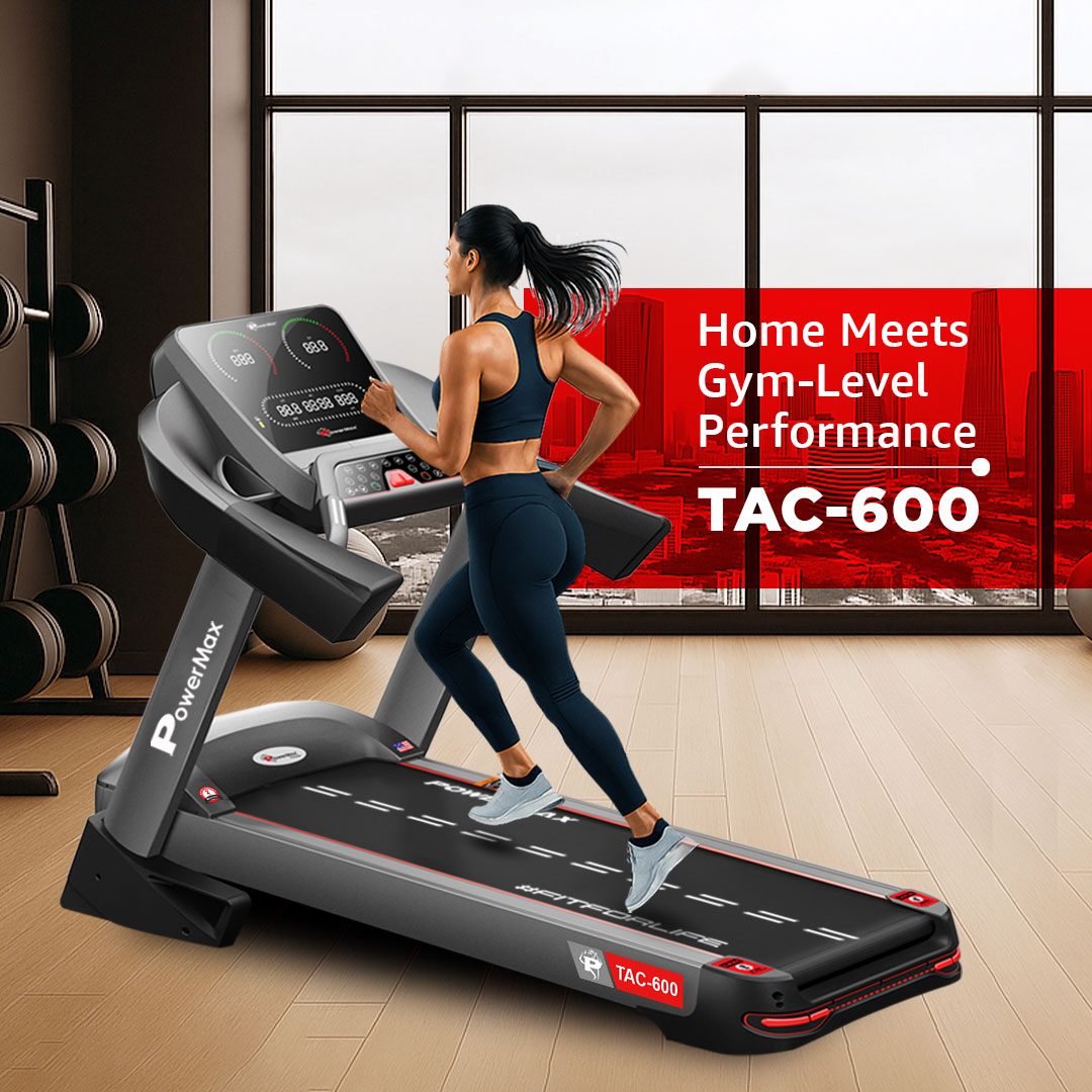 TAC-600 Semi-Commercial Motorized Treadmill with Android & iOS App and 18 Levels Auto Incline