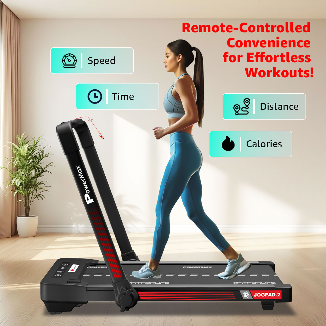 JOGPAD-2 Motorized Treadmill with Remote Control 