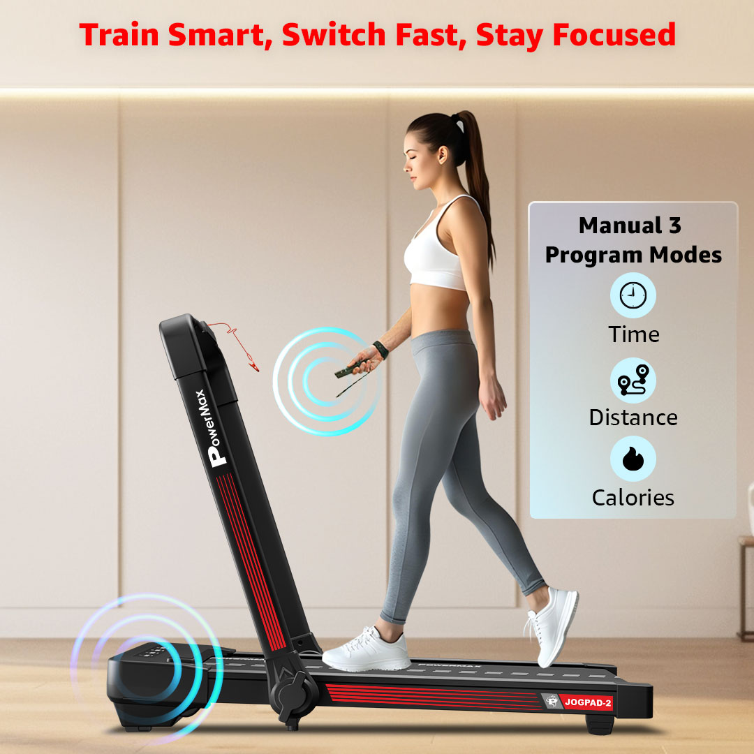 JOGPAD-2 Motorized Treadmill with Remote Control 