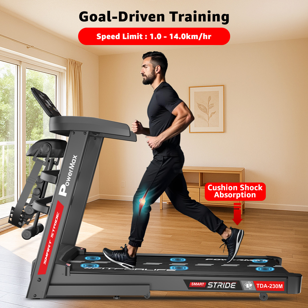 TDA-230M Motorized Treadmill with Pulse sensors