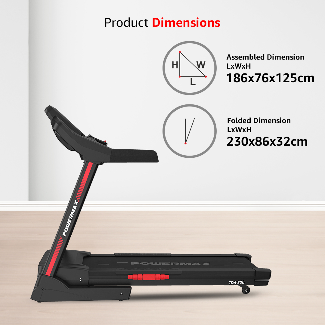 New Edition 2024 TDA-330 Motorized Treadmill with Cooling Fan