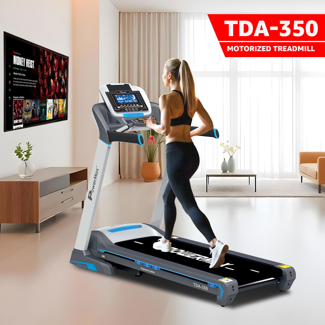TDA-350® Motorised Treadmill with 400m Track UI