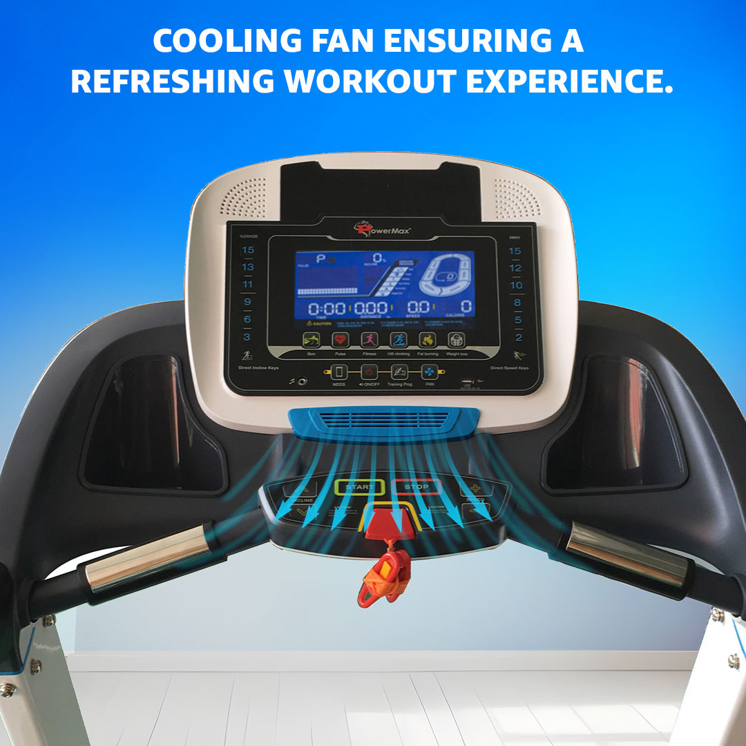 TDA-350® Motorised Treadmill with 400m Track UI