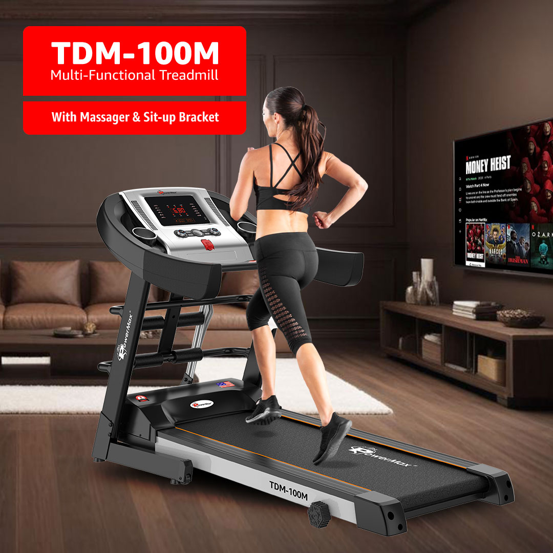 TDM-100M® Semi-Auto Lubrication Multifunction Treadmill