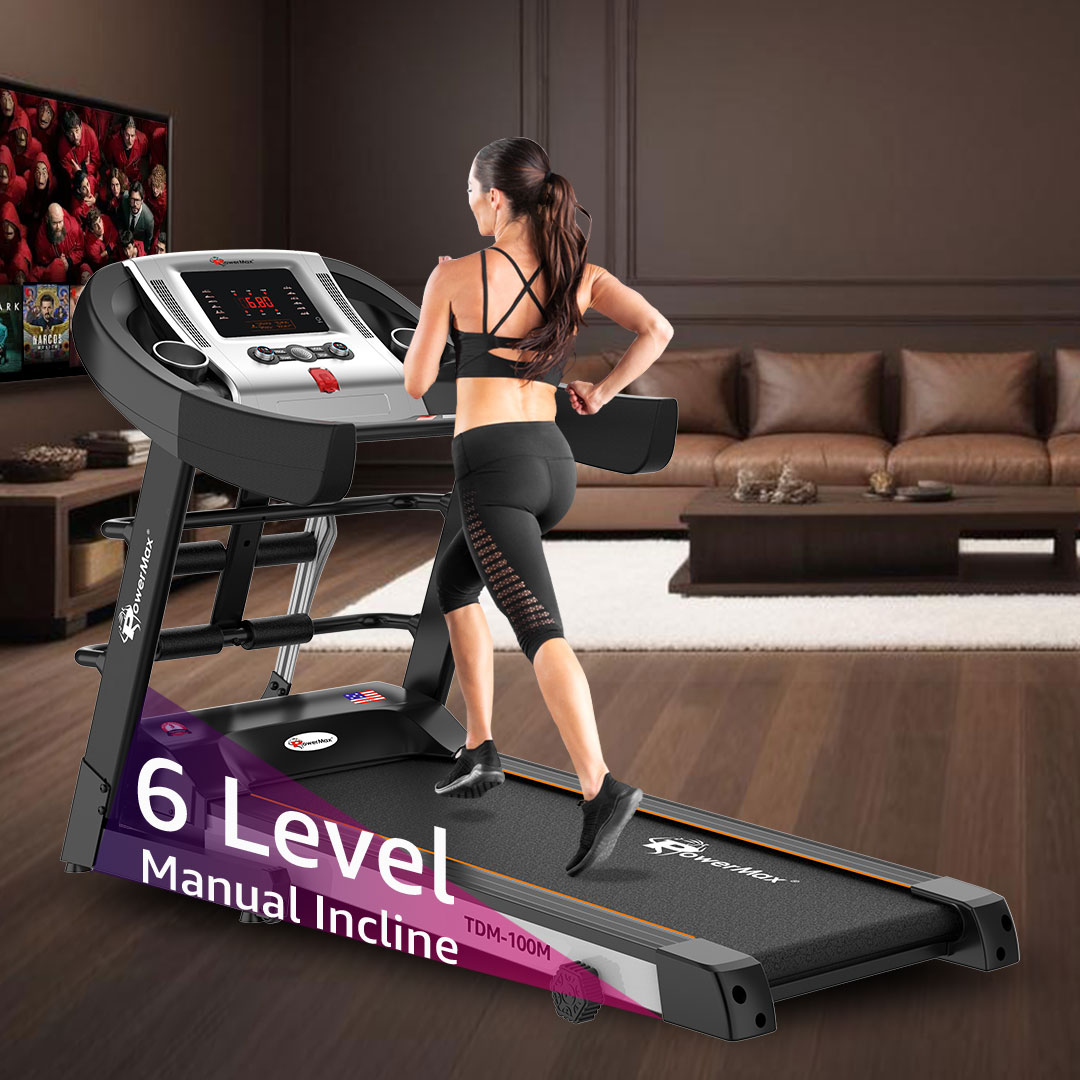 TDM-100M® Semi-Auto Lubrication Multifunction Treadmill