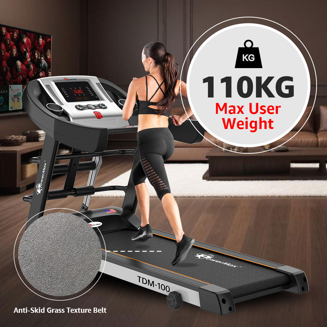 TDM-100M® Semi-Auto Lubrication Multifunction Treadmill
