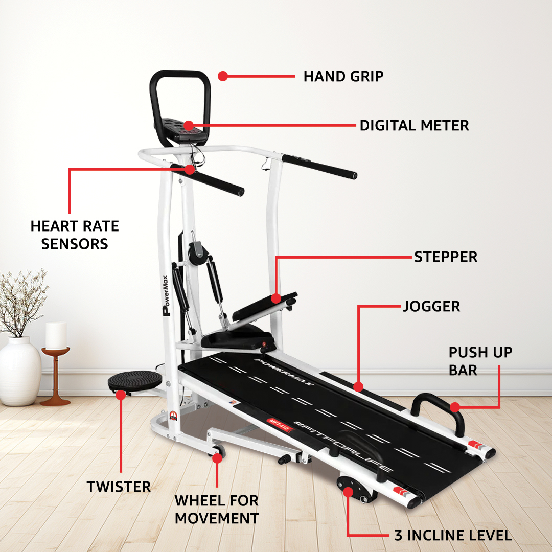 MFT-410® 4 in 1 Multi-function Manual Treadmill
