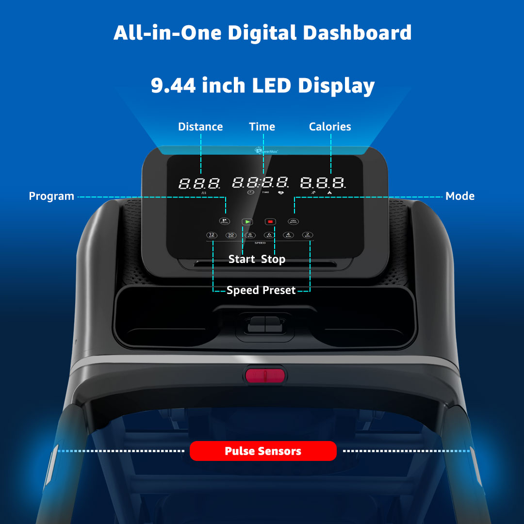 TDM-100M® Semi-Auto Lubrication Multifunction Treadmill