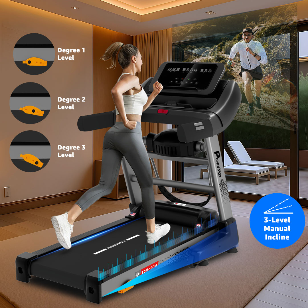 TDM-100M® Semi-Auto Lubrication Multifunction Treadmill