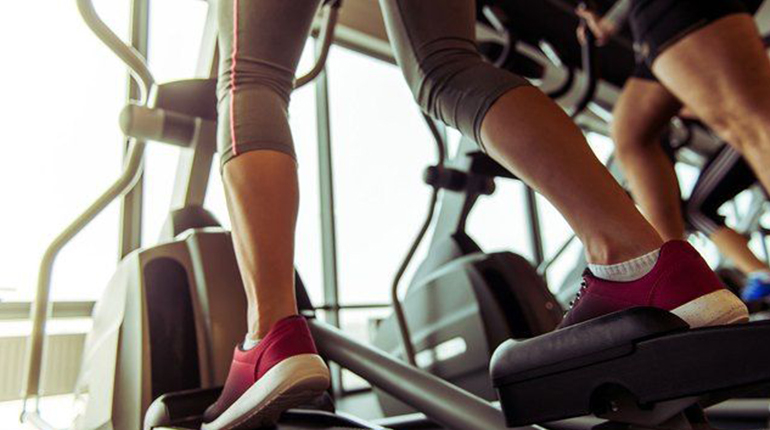 Elliptical interval training