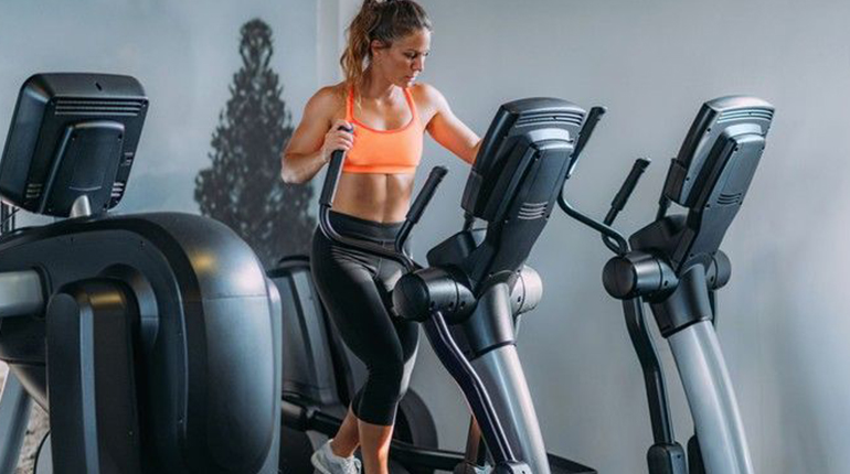 Tech-enabled elliptical training