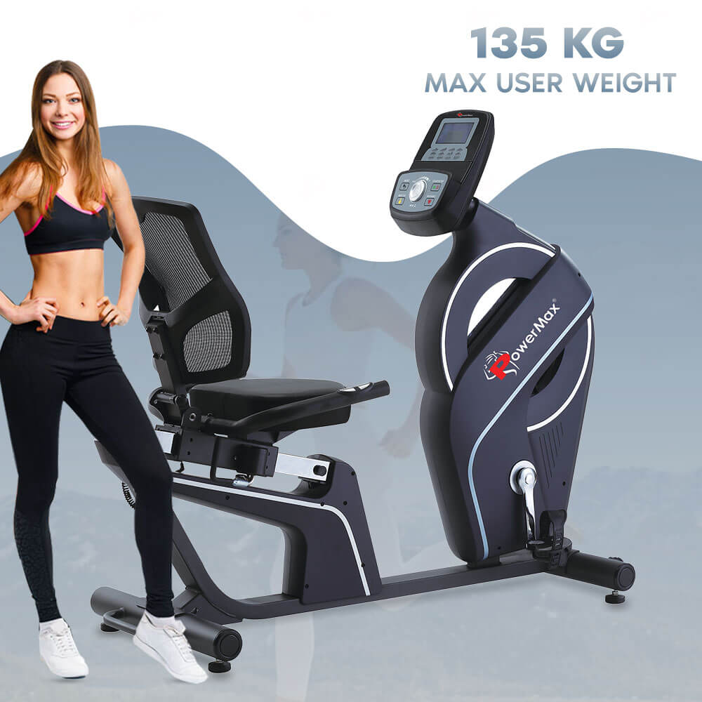 magnetic recumbent exercise bike for home use