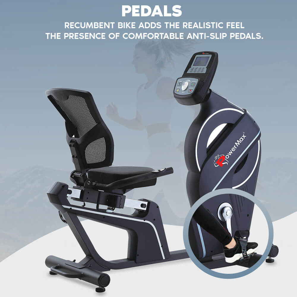 magnetic recumbent exercise bike for home use