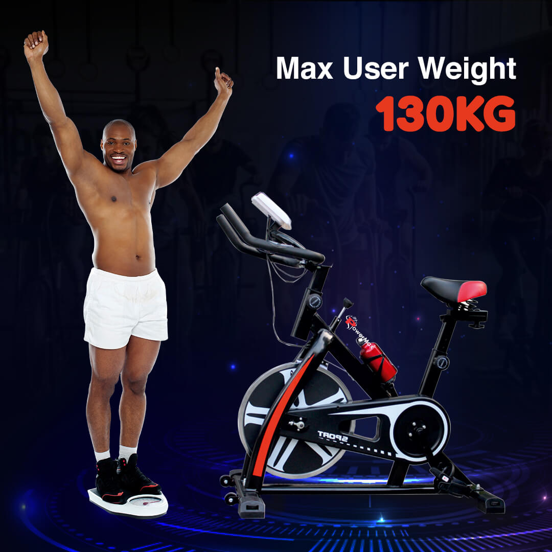 PowerMax Fitness BS-130 Home Use Exercise Spin Bike