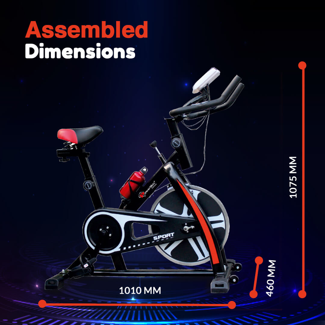 PowerMax Fitness BS-130 Home Use Exercise Spin Bike