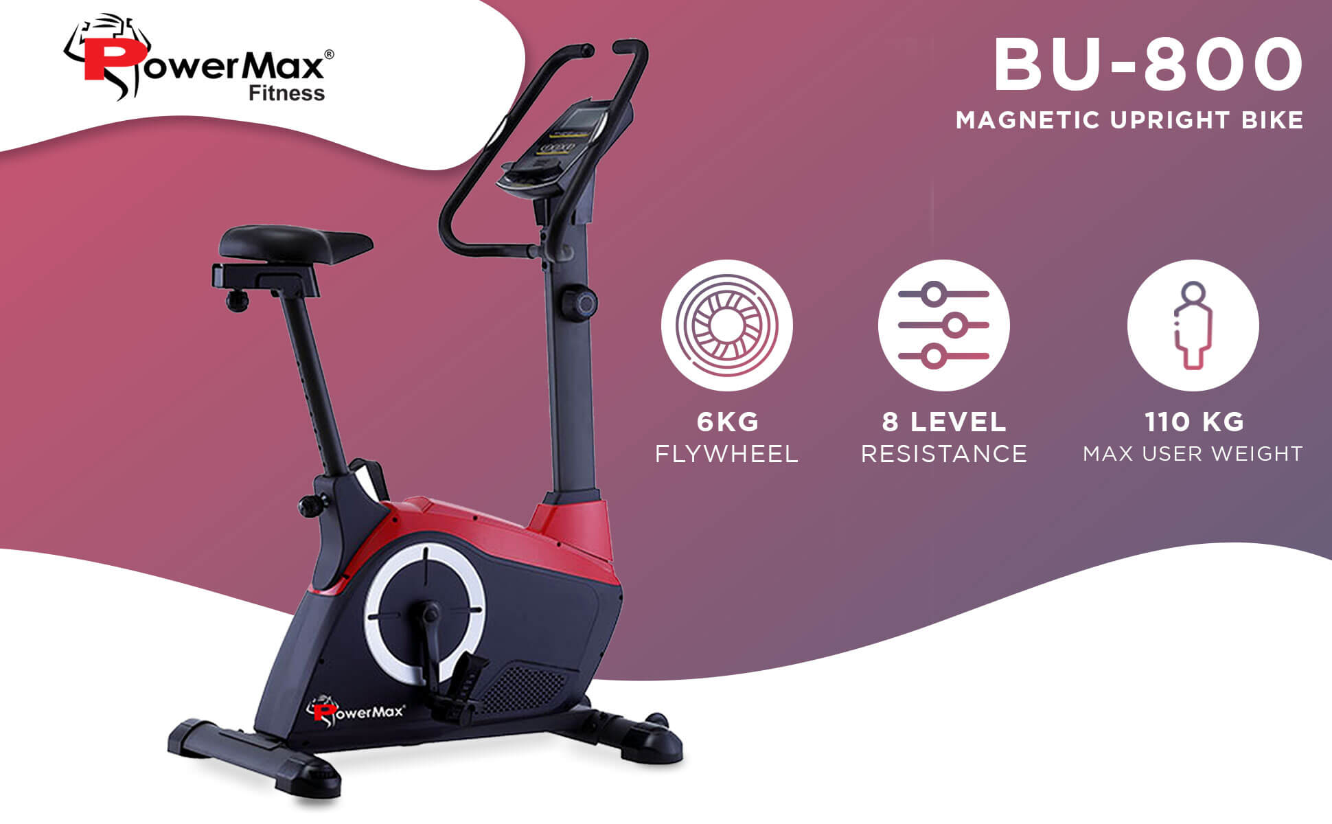 magnetic recumbent exercise bike for home use