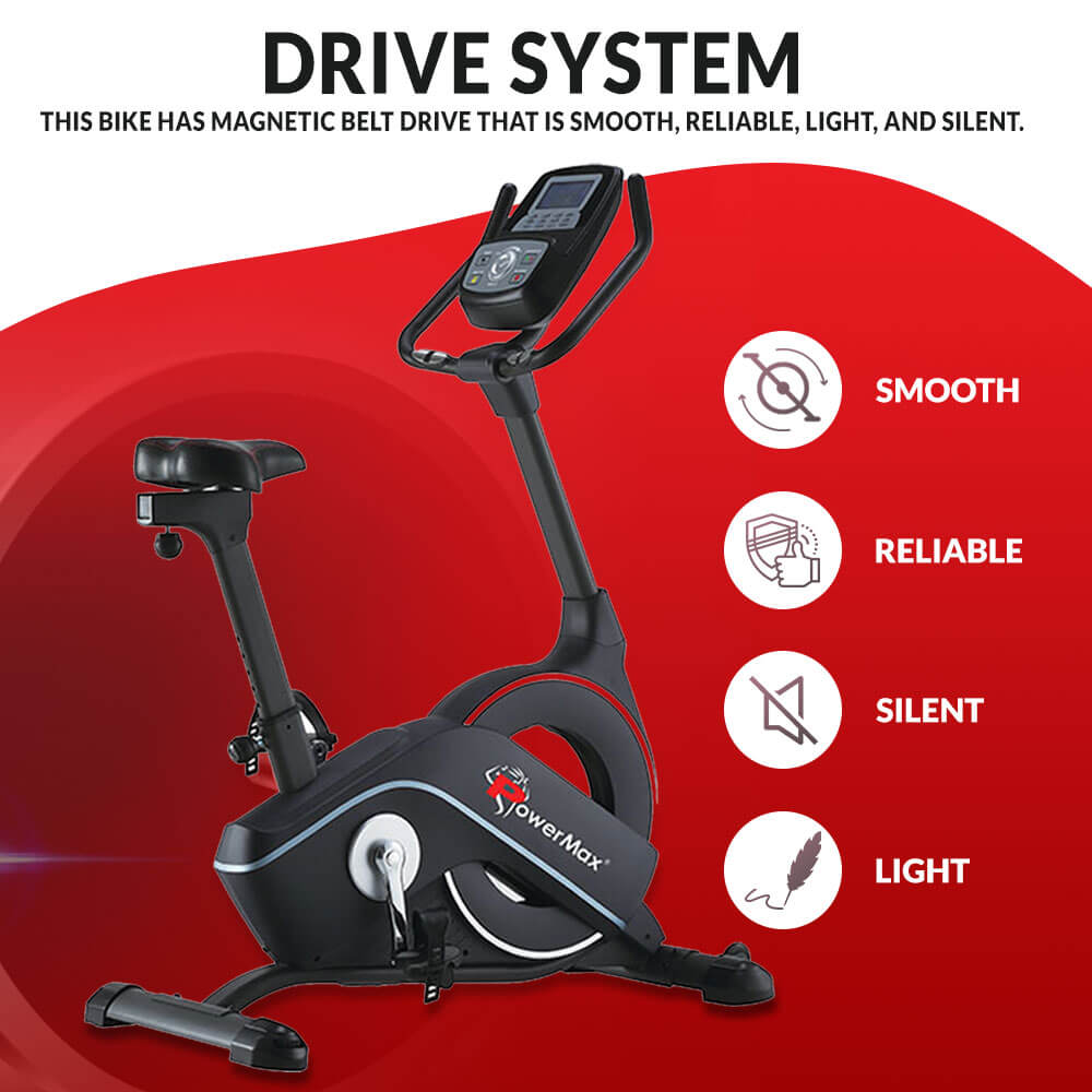 magnetic upright exercise bike for home use