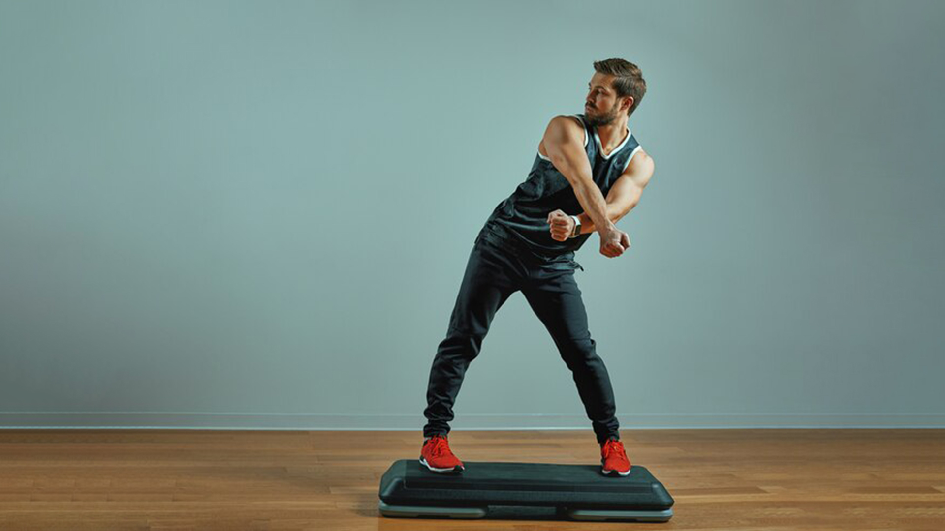 an aerobic stepper is a compact and versatile fitness tool
