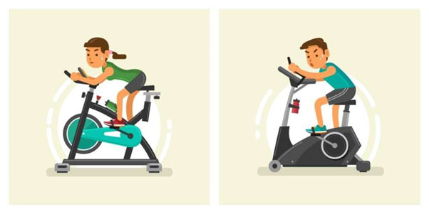 WHAT IS THE DIFFERENCE BETWEEN A SPIN BIKE AND OTHER EXERCISE BIKES?