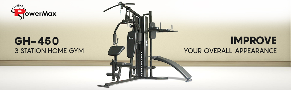 PowerMax GH 450 Multi Gym Machine for Home Use