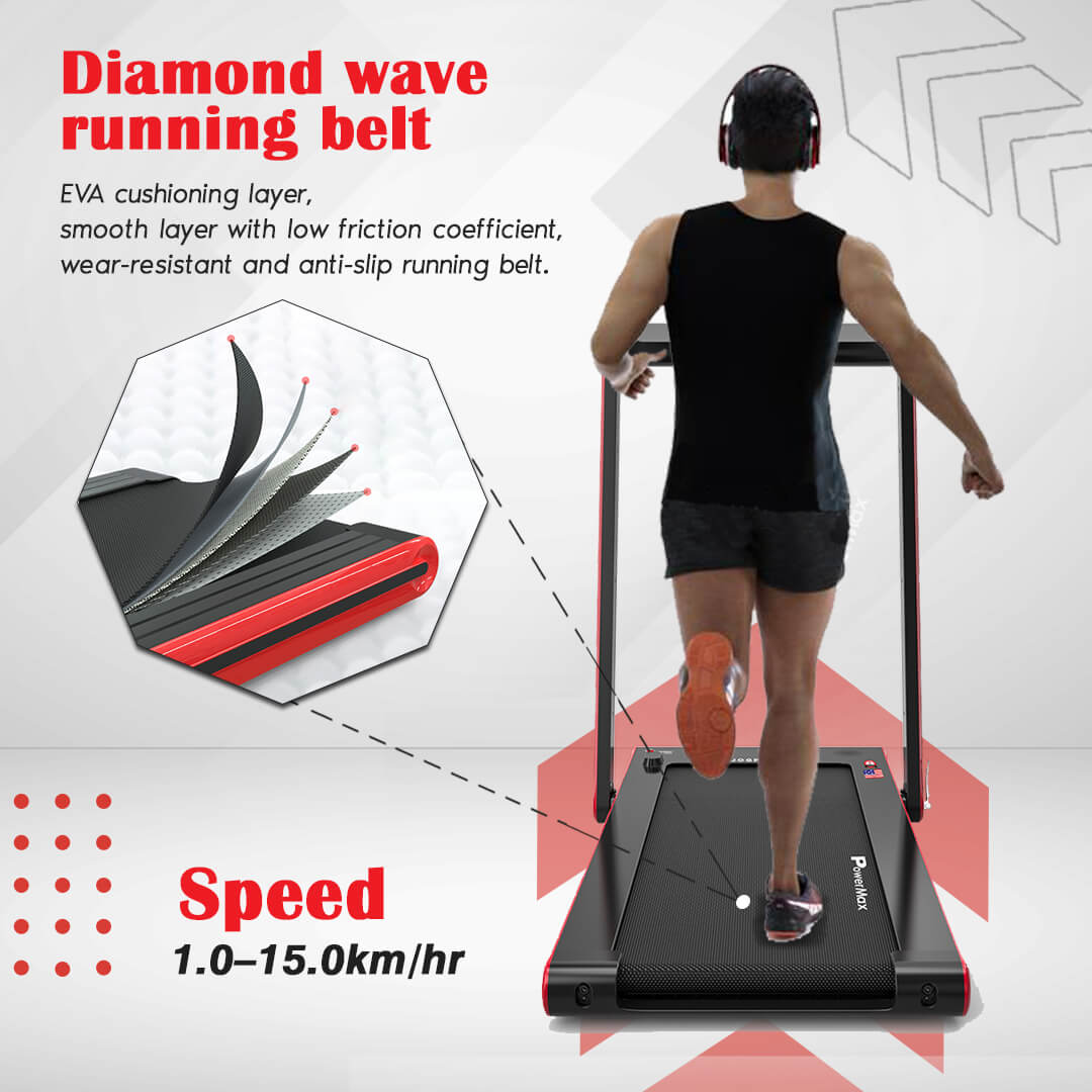 JogPad-2 Touch Screen Dual Display Treadmill with Bluetooth Speaker