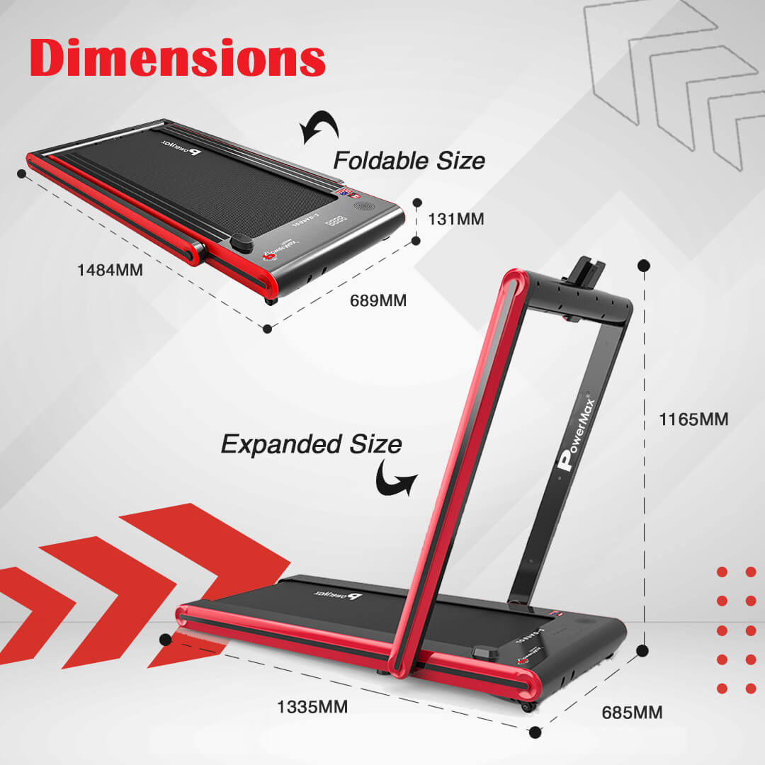 JogPad-2 Touch Screen Dual Display Treadmill with Bluetooth Speaker