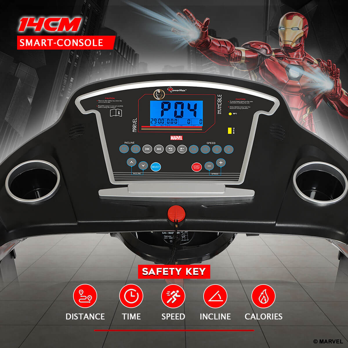 buy powermax x marvel mta-2300m multifunction treadmill with semi-auto lubrication