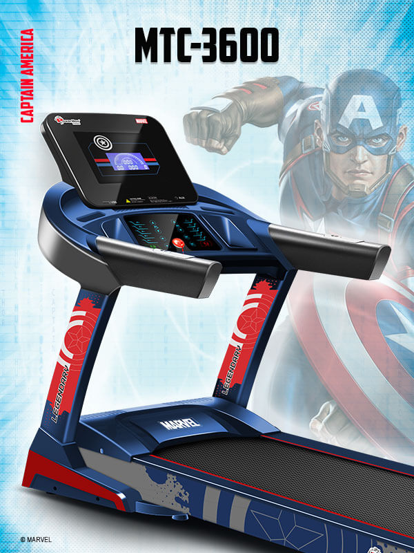 buy powermax x marvel mtc-3600 ac motorized treadmill with auto lubrication and auto incline