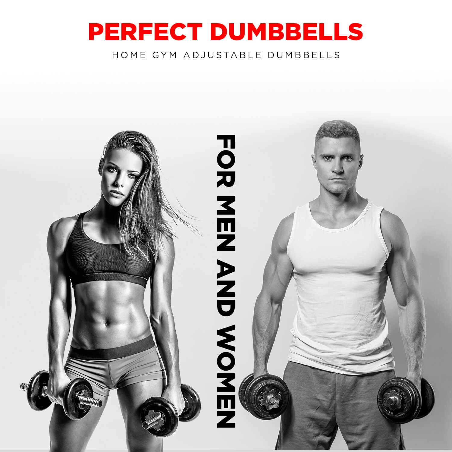 PowerMax Fitness New PDS-30 Baking Iron Dumbbells Set