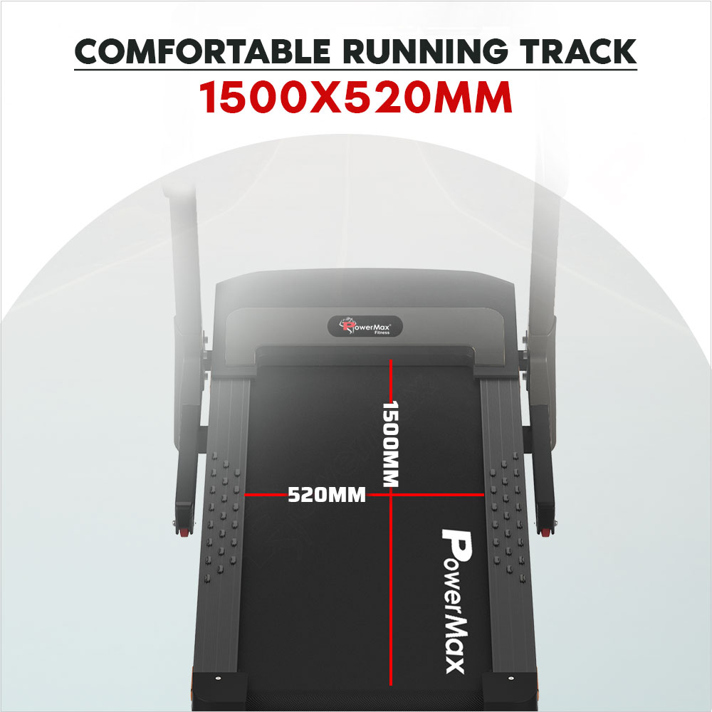 PowerMax Fitness TA-C5 Premium Commercial AC Motorized Treadmill