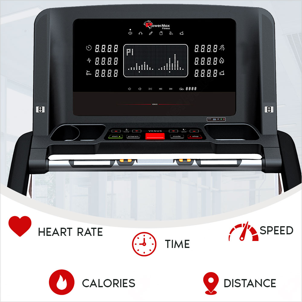 PowerMax Fitness TA-C5 Premium Commercial AC Motorized Treadmill