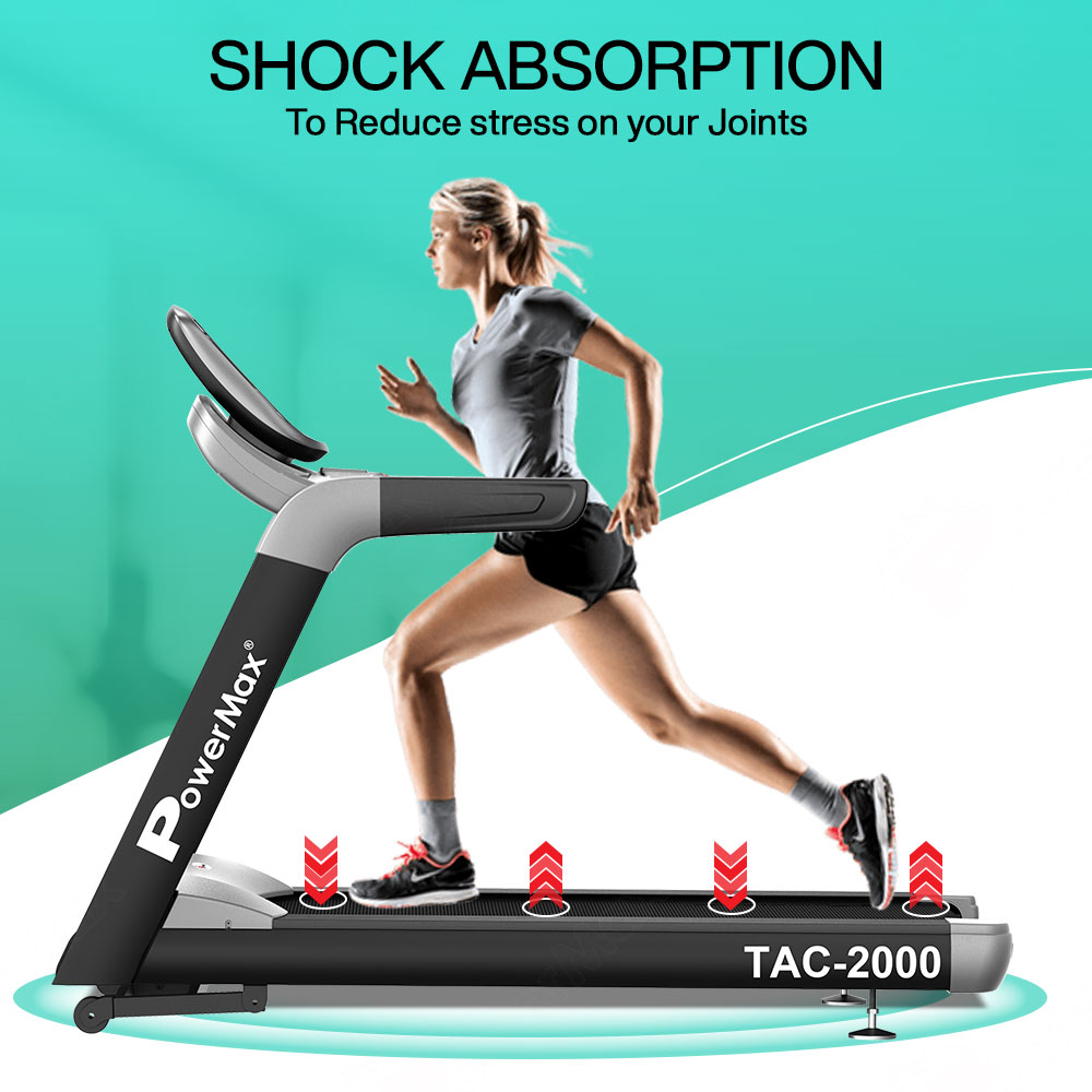 PowerMax TAC-2000 Commercial AC Motorized Treadmill