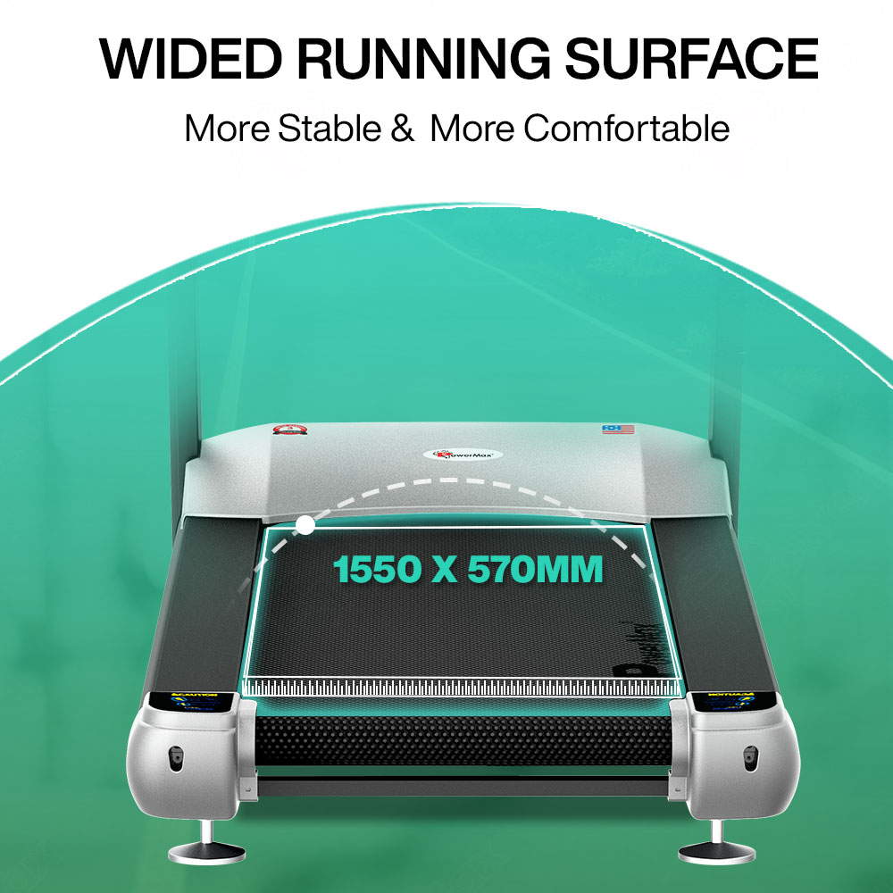 PowerMax TAC-2000 Commercial AC Motorized Treadmill