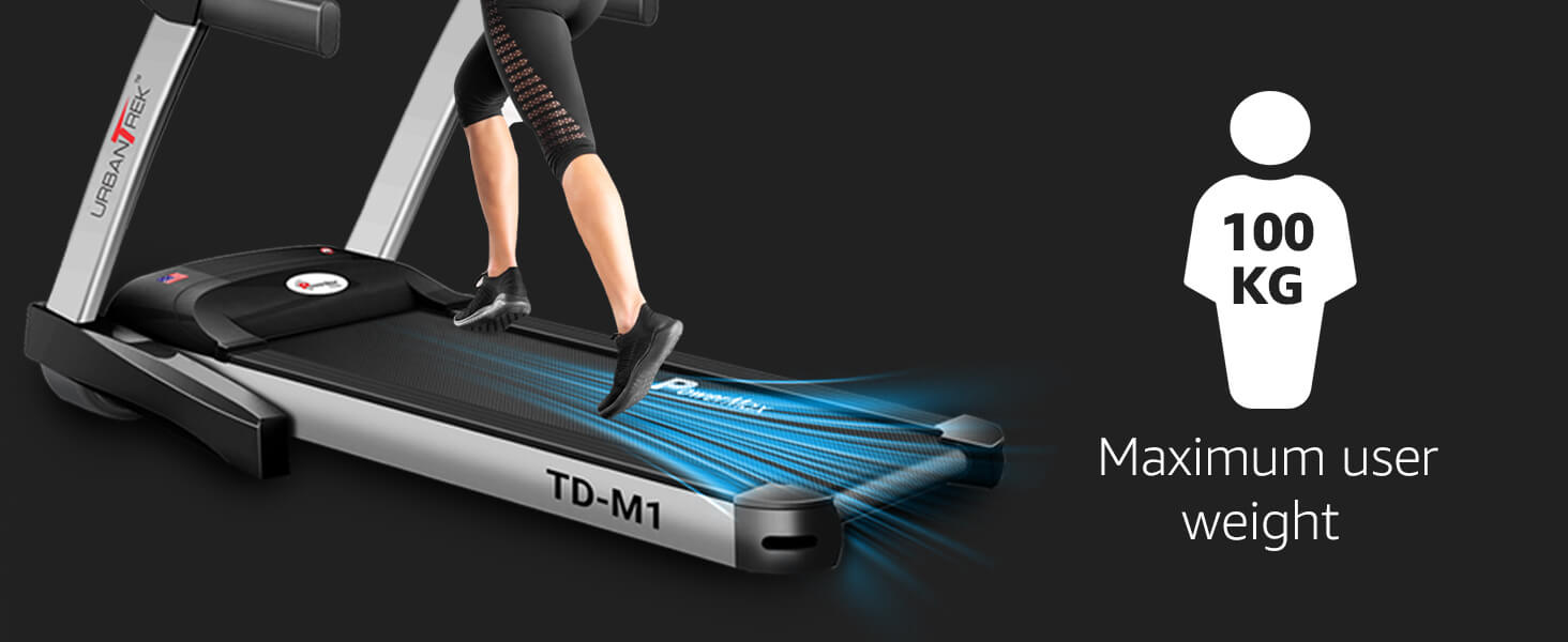 PowerMax TD-M1 Motorized Treadmill with Android and iOS App