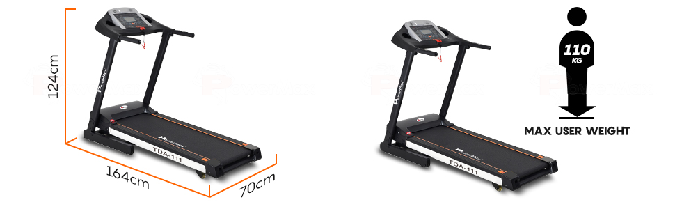 TDA 111 Semi Auto lubrication Treadmill with Auto Incline