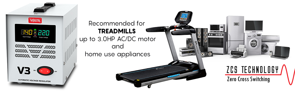 Vosta V3 Stabilizer - Designed and Engineered for Heavy Treadmills and Home Use Appliances