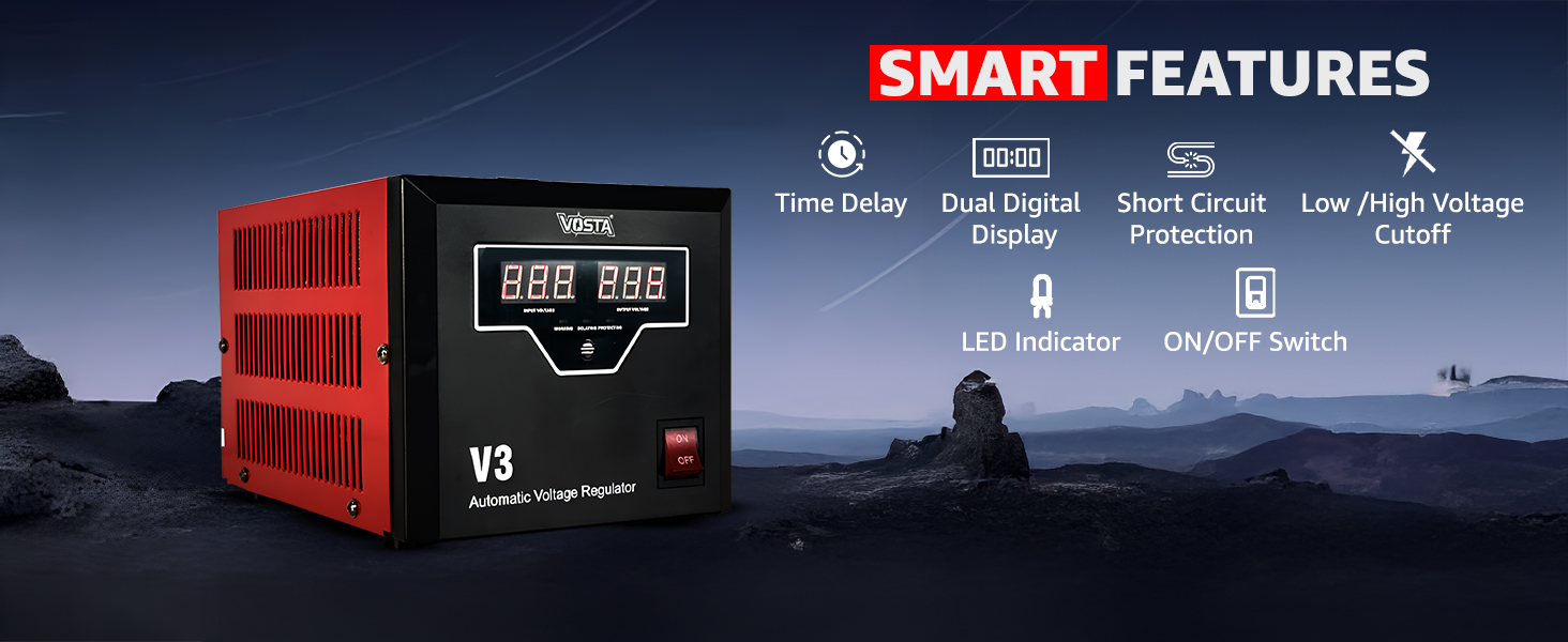 Vosta V3 Stabilizer - Designed and Engineered for Heavy Treadmills and Home Use Appliances