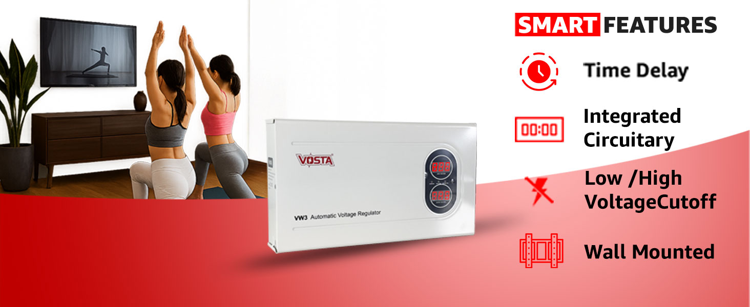 Vosta V3 Stabilizer - Designed and Engineered for Heavy Treadmills and Home Use Appliances